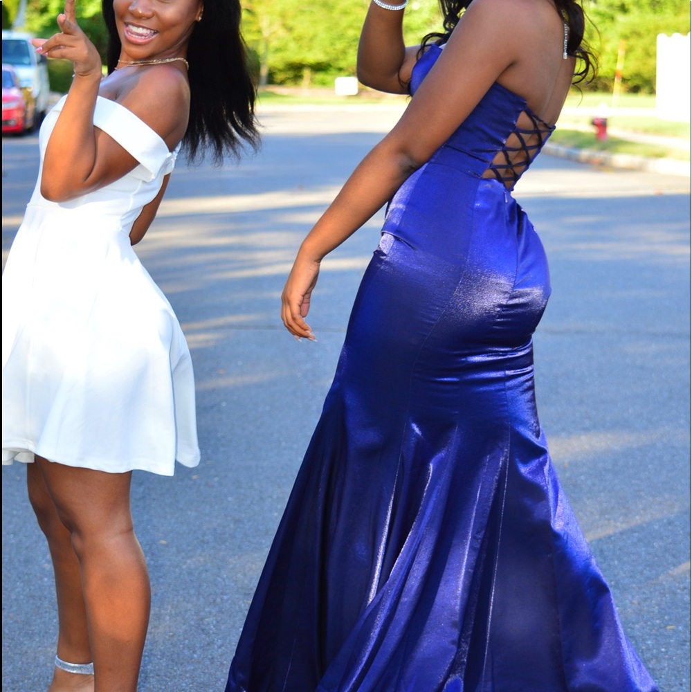 Sherri Hill royal blue dress used for a Sweet 16.